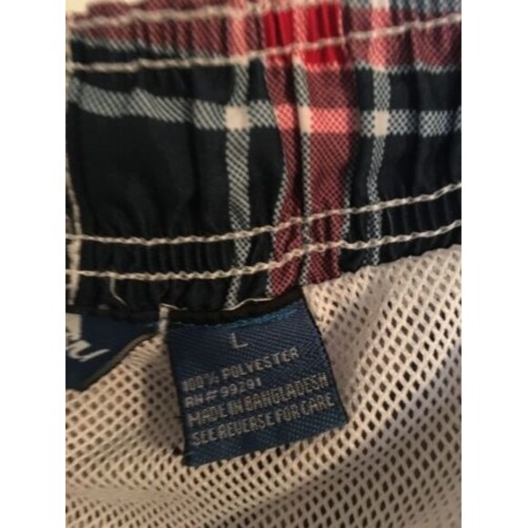 Kanu Surf Men's Plaid Swim Board Shorts 1 Piece Size Large Multicolor - Picture 8 of 11